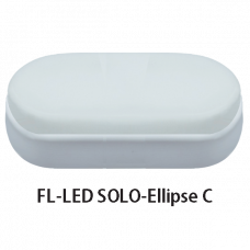 Светильник светодиодный накл. овал. FL-LED SOLO-Ellipse С 12W 4200K IP65 1080Лм 12Вт 165*80*50мм